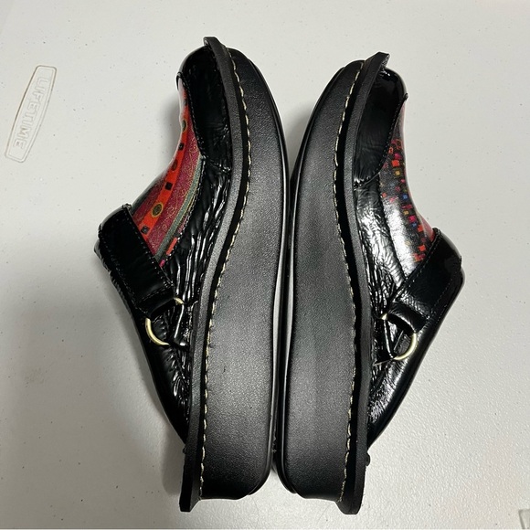 Alegria Seville Pink Mural Clogs Slip On Shoes 37 US 6.5 - 7 - Picture 5 of 9